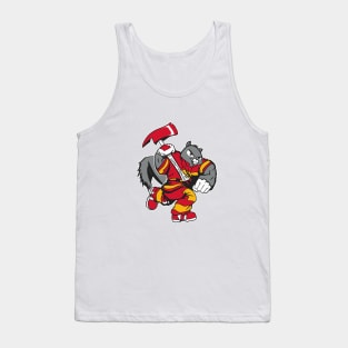 Feline Firefighter To The Rescue Tank Top